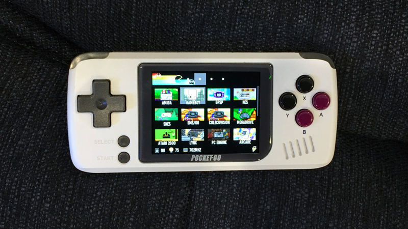 The PocketGo comes with a number of emulators and ported shareware games built in.